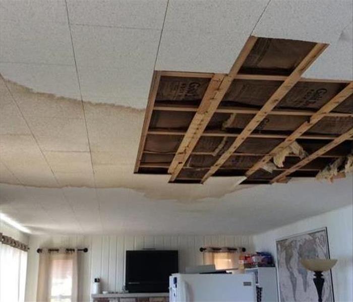 hole in ceiling