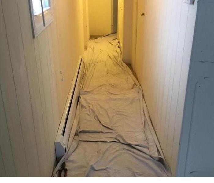 floor protection in hallway