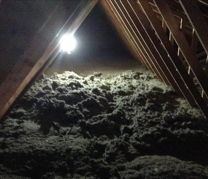 mold in attic and inulation