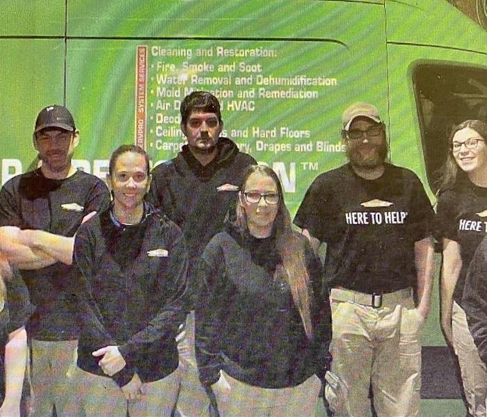group photo of SERVPRO employees